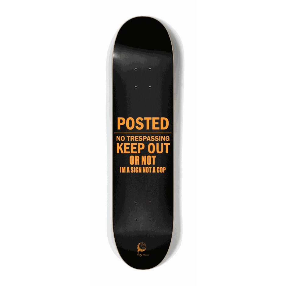 Keep Out Mini 7.25 City Vision Skateboards