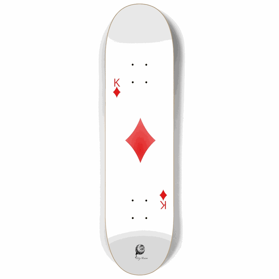 King of Diamonds 8.25 City Vision Skateboards  City Vision Skateboards 8.25