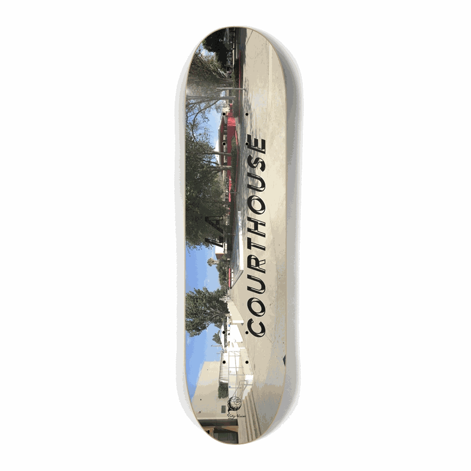 LA Courthouse (Los Angeles) Mini 7.25 City Vision Skateboards  City Vision Skateboards 7.25 Parks