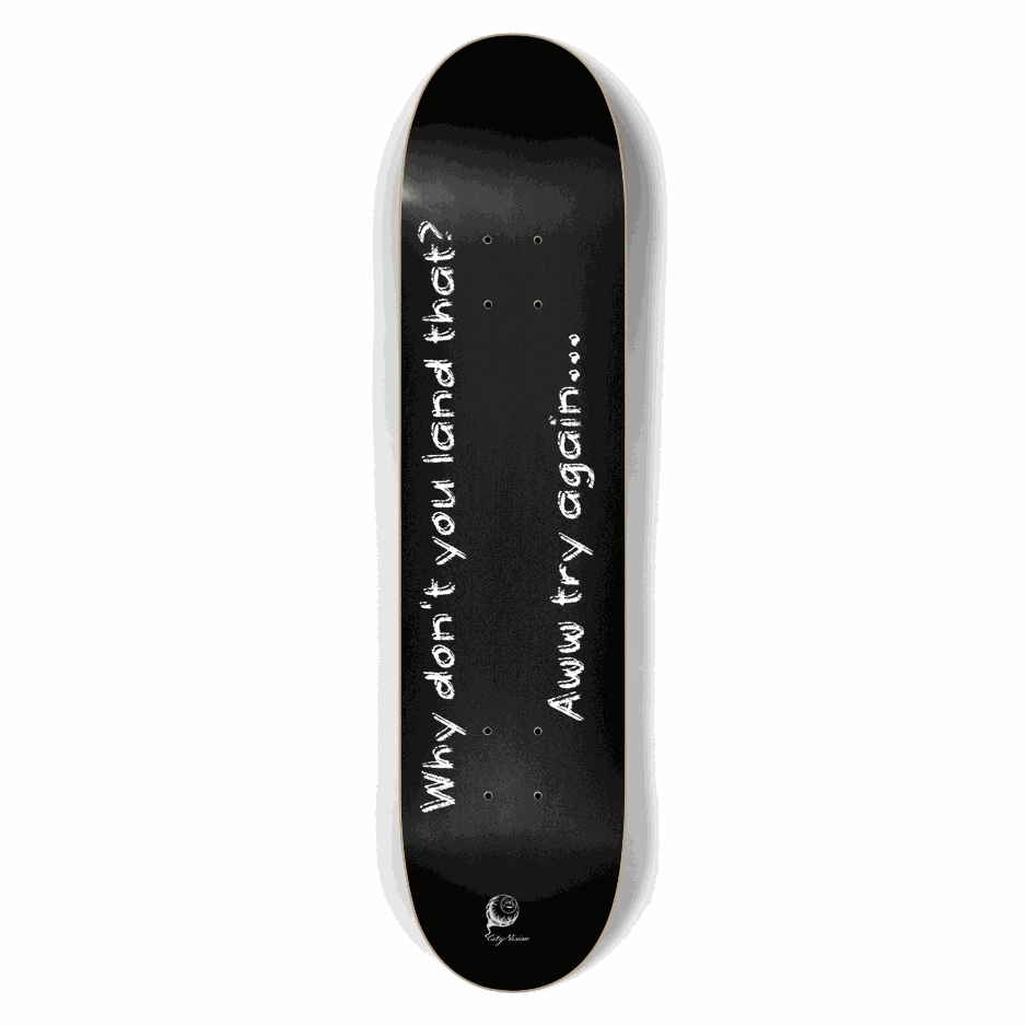 Land That Black 7.50 City Vision Skateboards