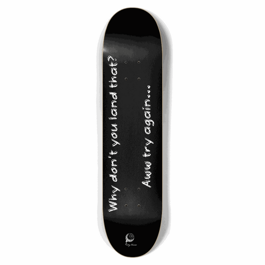 Land That Black 7.62 City Vision Skateboards