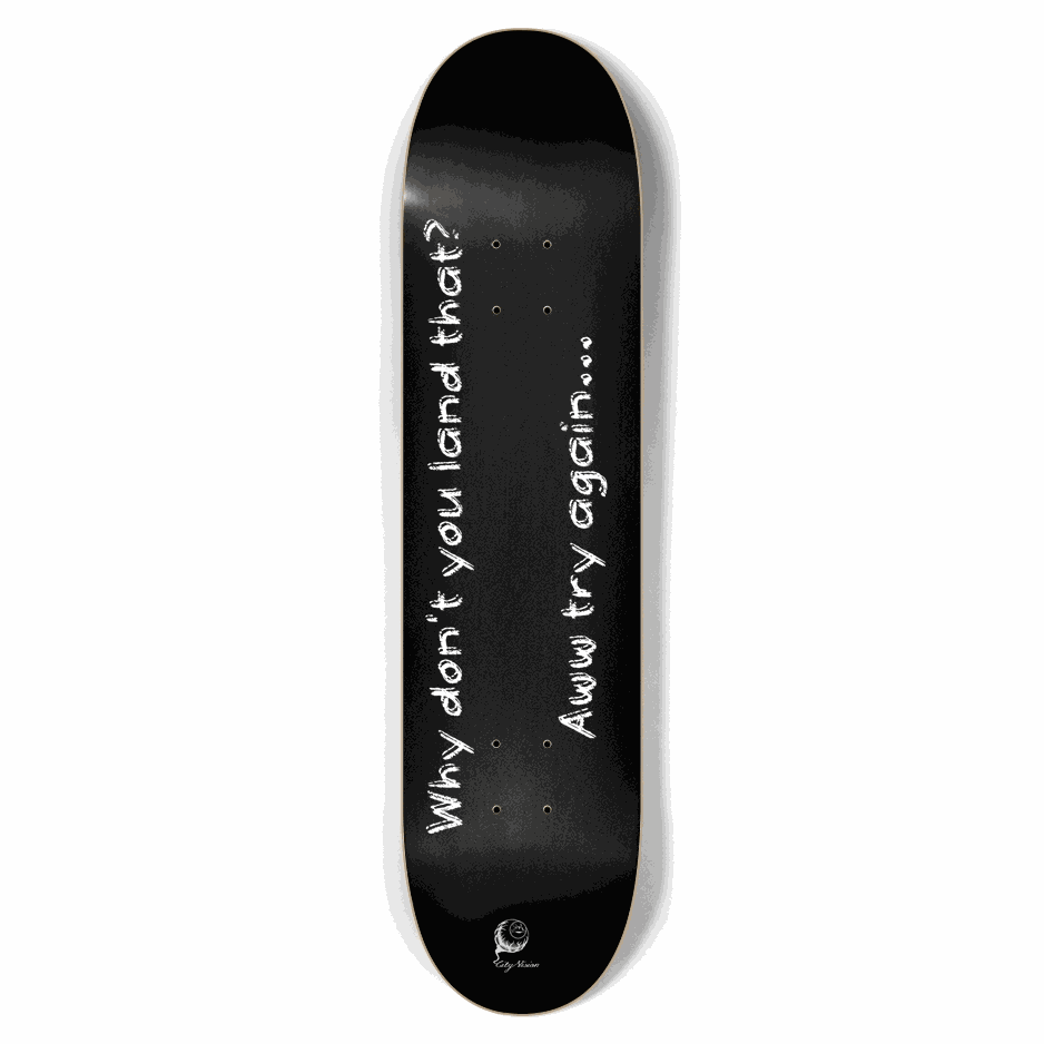 Land That Black 7.75 City Vision Skateboards