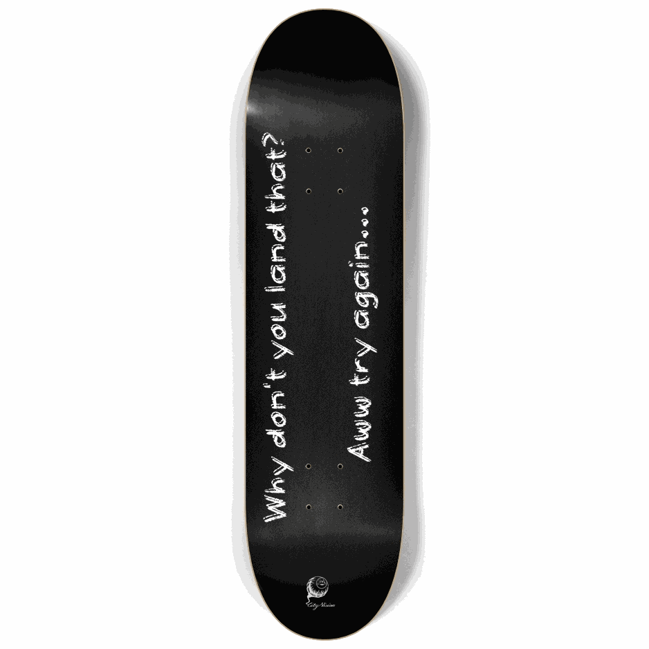 Land That Black 8.25 City Vision Skateboards