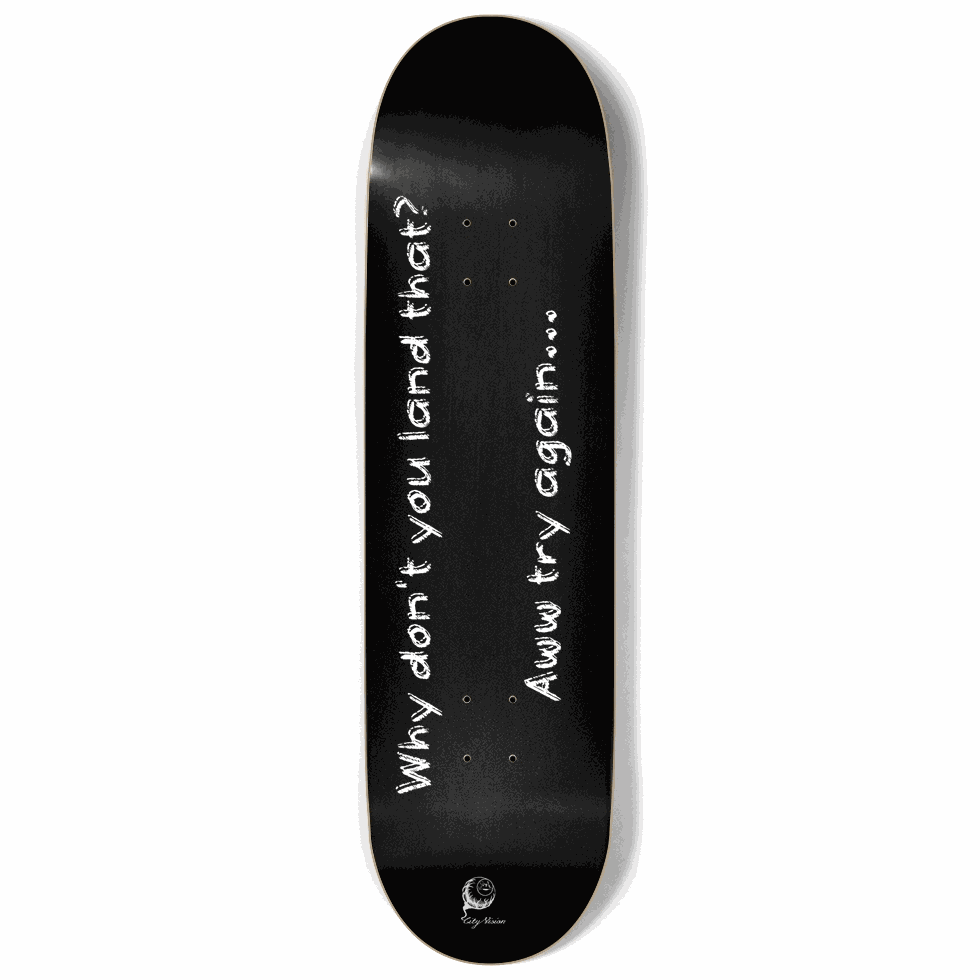 Land That Black 9.00 City Vision Skateboards