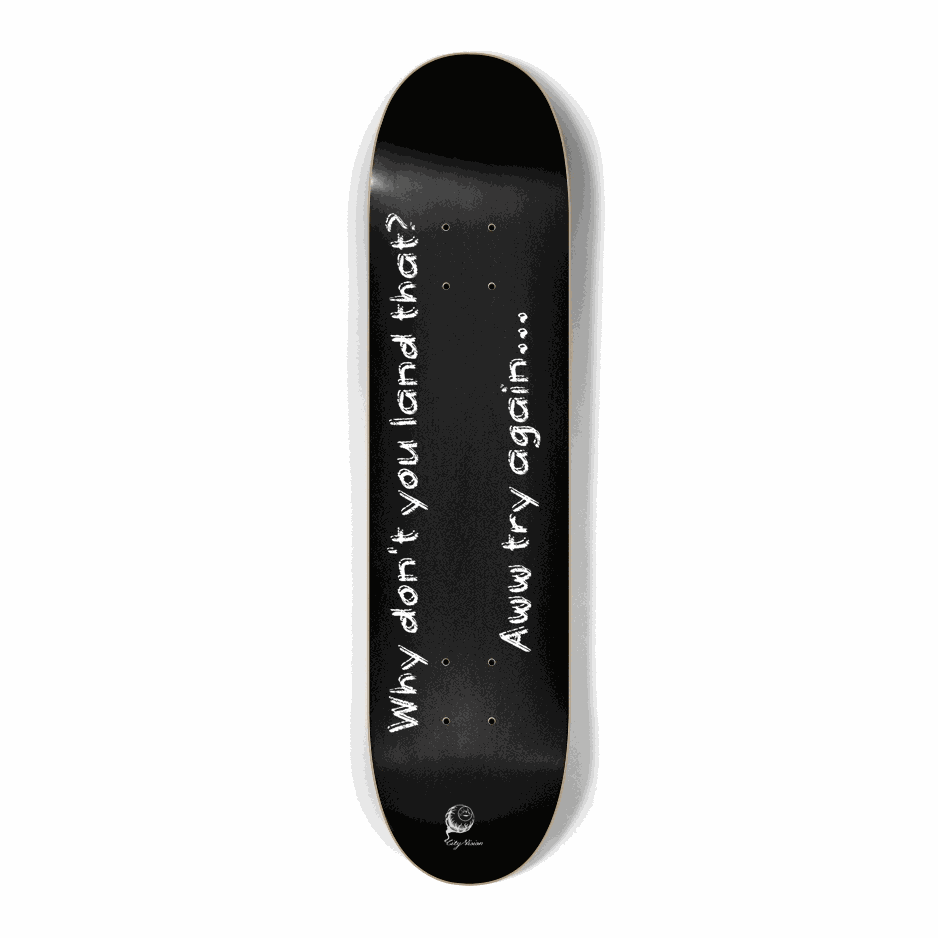 Land That Black Mini 7.25 City Vision Skateboards
