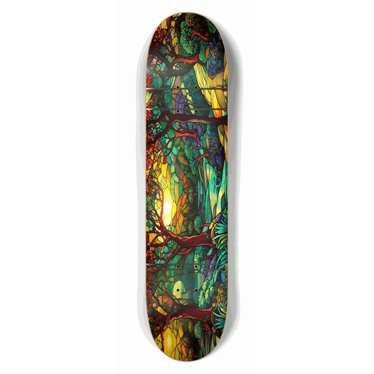 Landscape Stained Glass 7.50 City Vision Skateboards