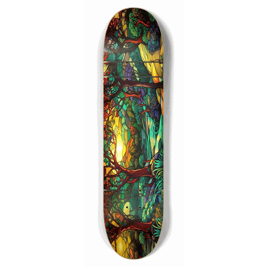 Landscape Stained Glass 7.62 City Vision Skateboards