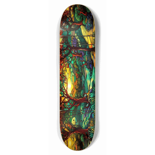 Landscape Stained Glass 7.75 City Vision Skateboards