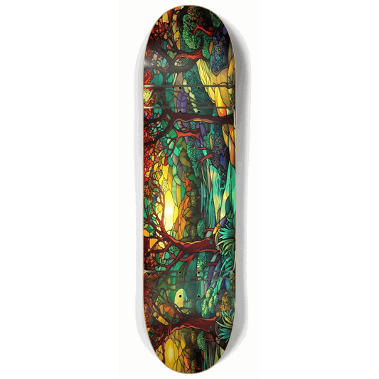 Landscape Stained Glass 8.25 City Vision Skateboards