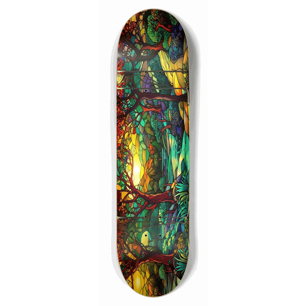 Landscape Stained Glass 8.50 City Vision Skateboards