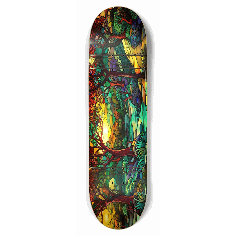 Landscape Stained Glass 8.75 City Vision Skateboards