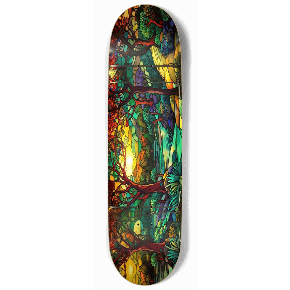 Landscape Stained Glass 9.00 City Vision Skateboards