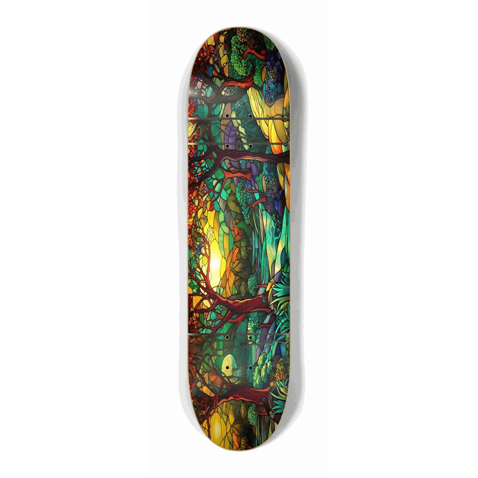 Landscape Stained Glass Mini 7.25 City Vision Skateboards