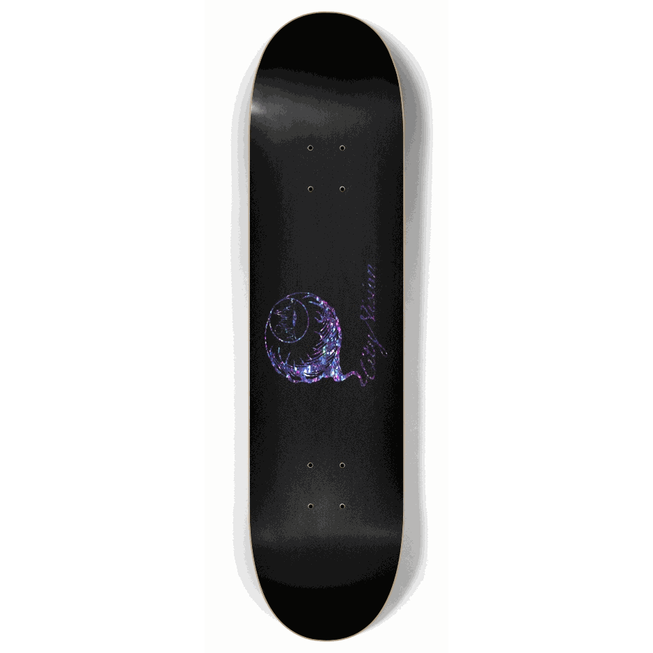 Skateboard - Logo Dark Glitter 8.00 by City Vision Skateboards (8.00)
