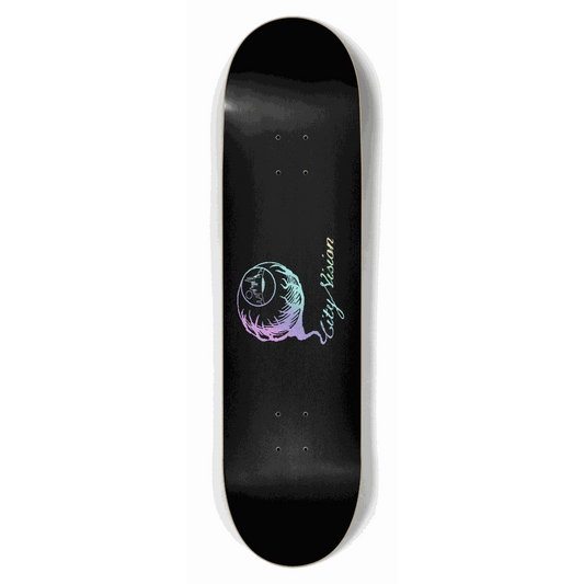 Logo Light Rainbow Glitter Black 8.50 City Vision Skateboards