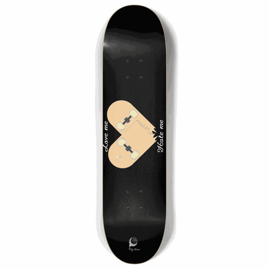 Love Hate Black 8.00 City Vision Skateboards  City Vision Skateboards 8.00