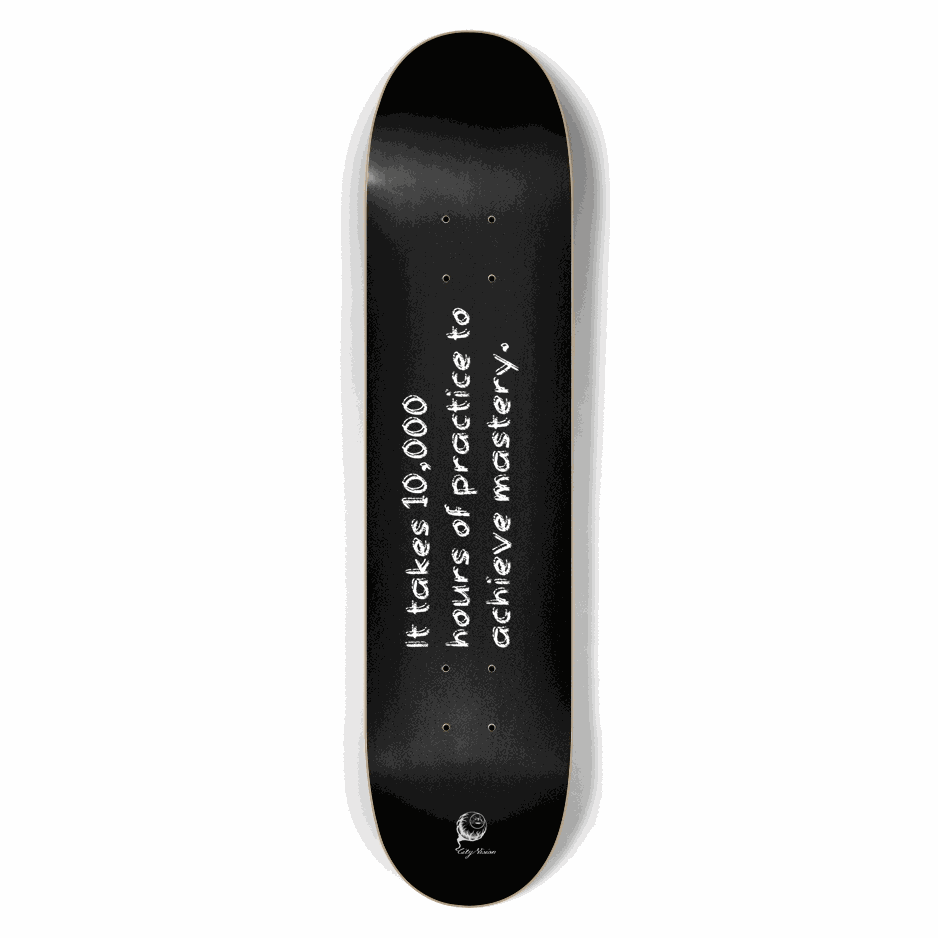 Mastery Black 7.50 City Vision Skateboards  City Vision Skateboards 7.50