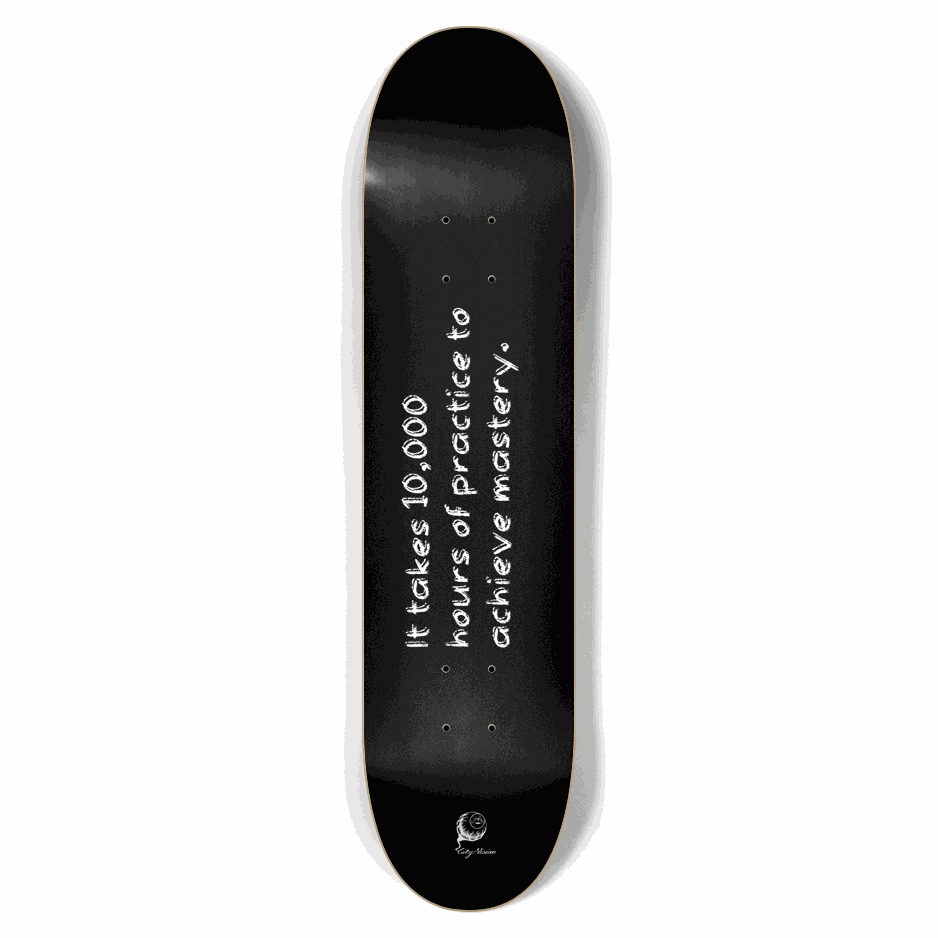 Mastery Black 7.62 City Vision Skateboards  City Vision Skateboards 7.62
