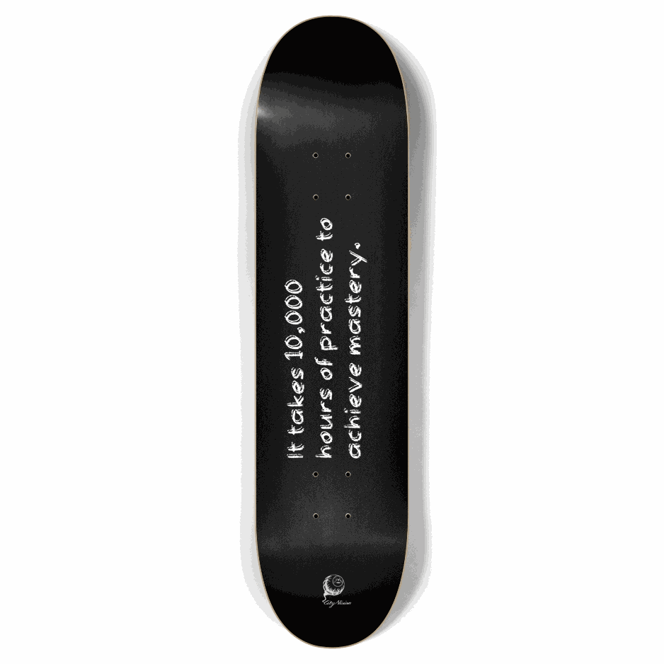 Mastery Black 7.87 City Vision Skateboards  City Vision Skateboards 7.87
