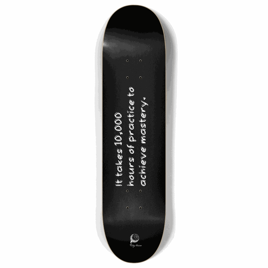 Mastery Black 8.00 City Vision Skateboards  City Vision Skateboards 8.00