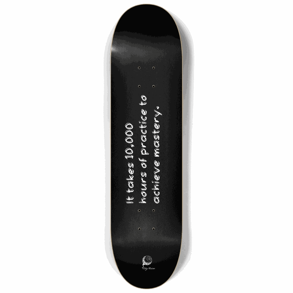 Mastery Black 8.25 City Vision Skateboards  City Vision Skateboards 8.25