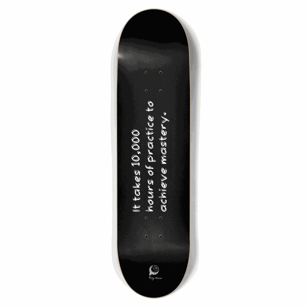 Mastery Black 8.50 City Vision Skateboards  City Vision Skateboards 8.50