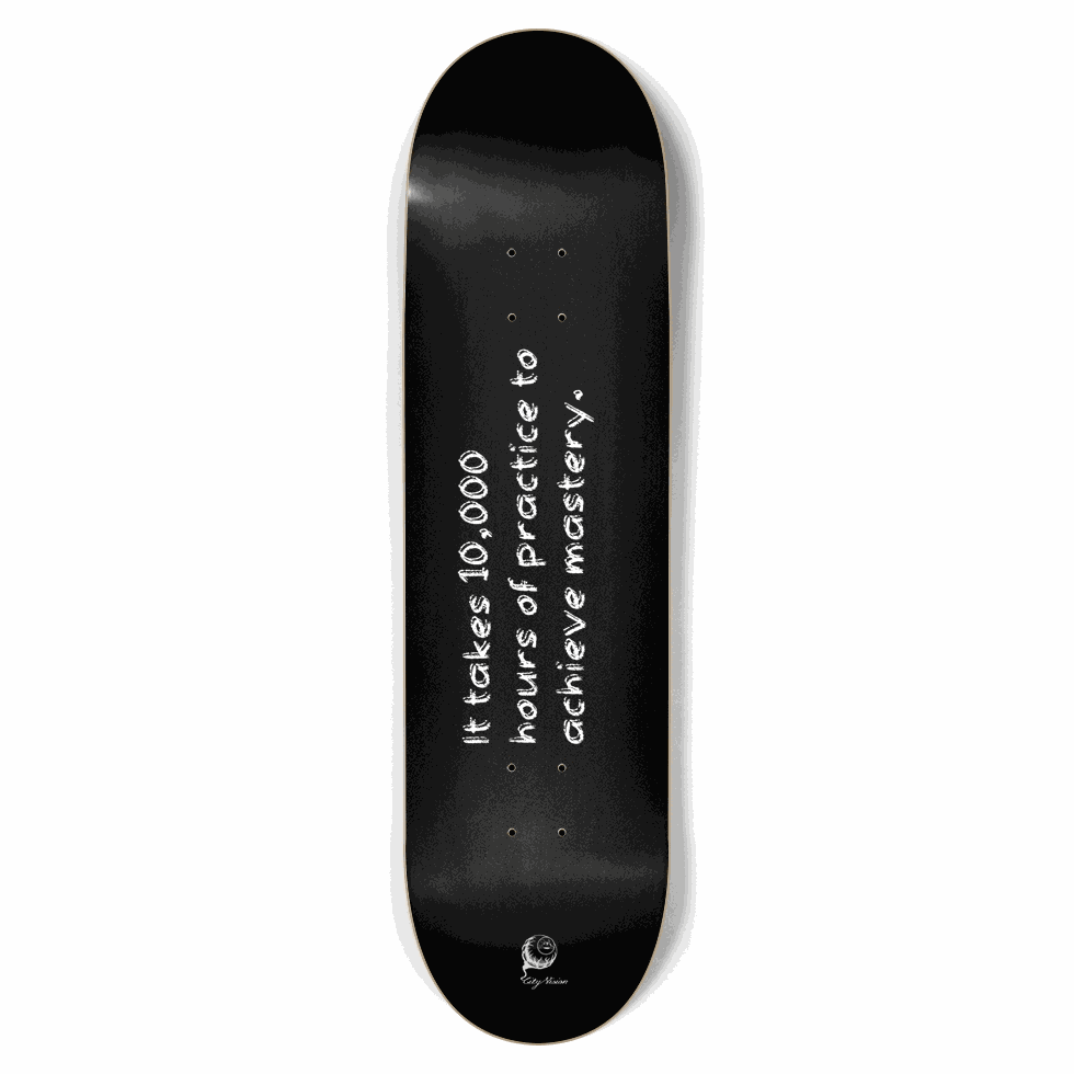Mastery Black 8.75 City Vision Skateboards  City Vision Skateboards 8.75
