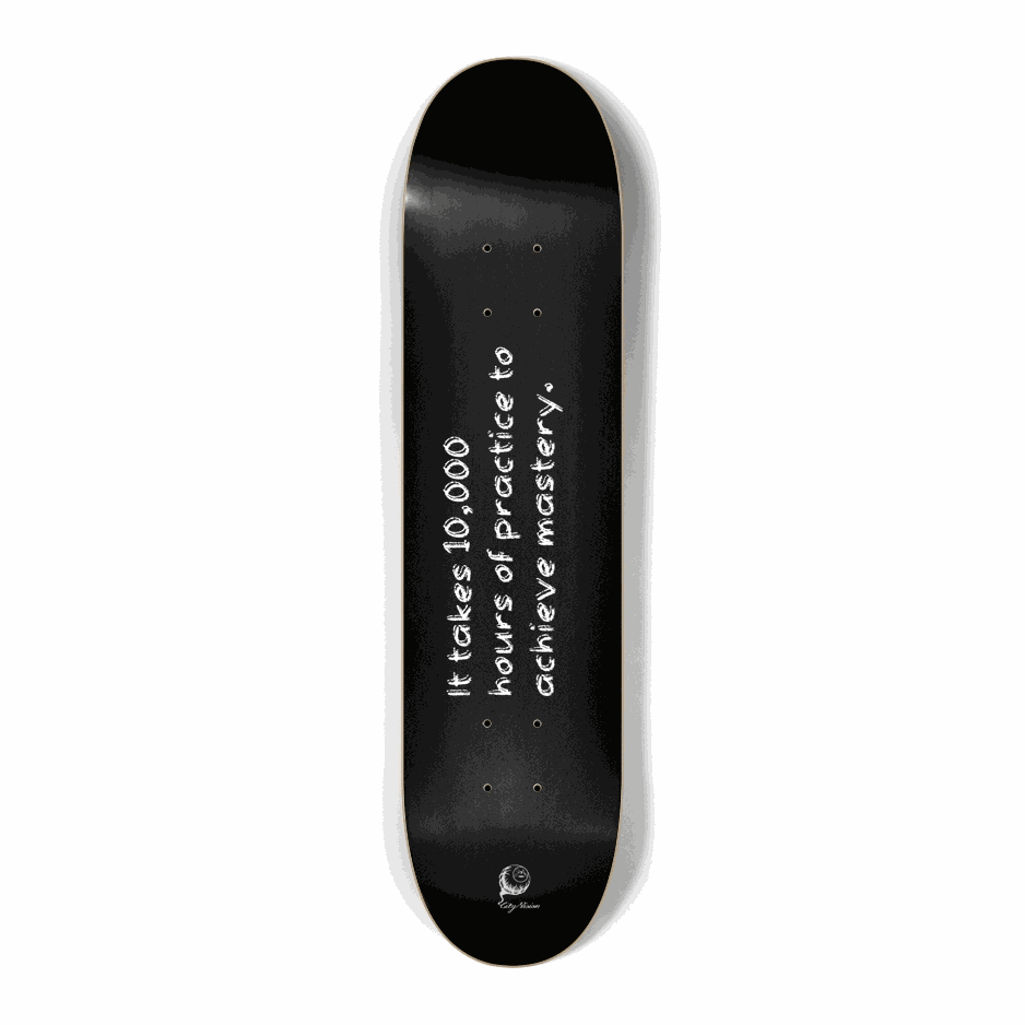 Mastery Black Mini 7.25 City Vision Skateboards  City Vision Skateboards 7.25
