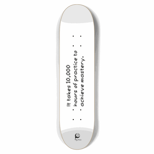 Mastery White 7.62 City Vision Skateboards  City Vision Skateboards 7.62