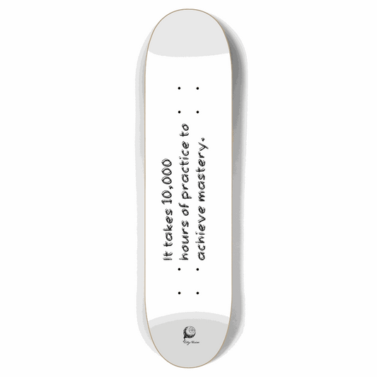 Mastery White 7.87 City Vision Skateboards  City Vision Skateboards 7.87