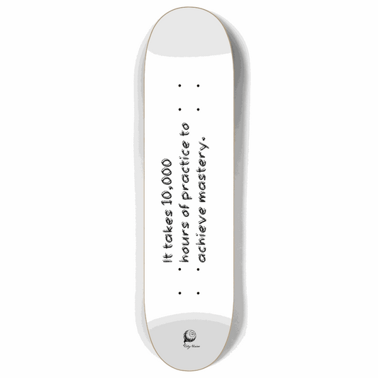 Mastery White 8.00 City Vision Skateboards  City Vision Skateboards 8.00