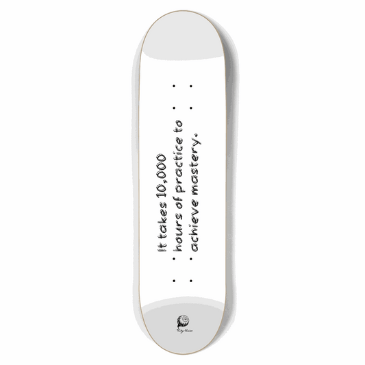 Mastery White 8.50 City Vision Skateboards  City Vision Skateboards 8.50