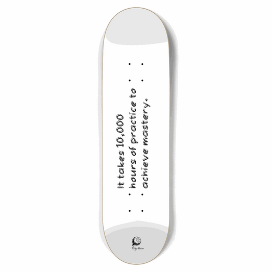 Mastery White 8.75 City Vision Skateboards  City Vision Skateboards 8.75