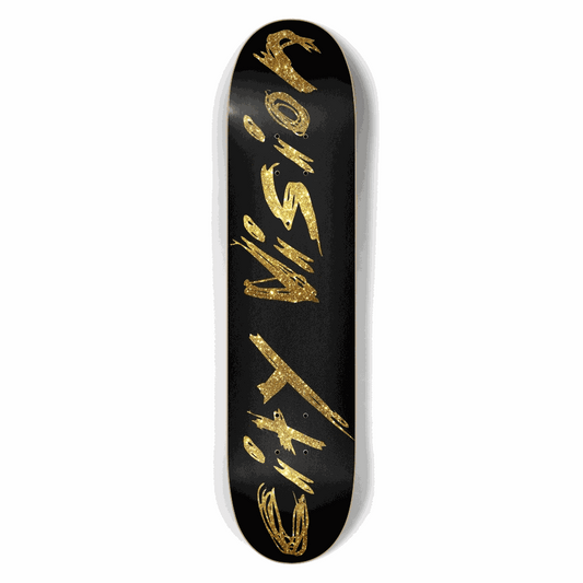 Name Gold Glitter 7.50 City Vision Skateboards