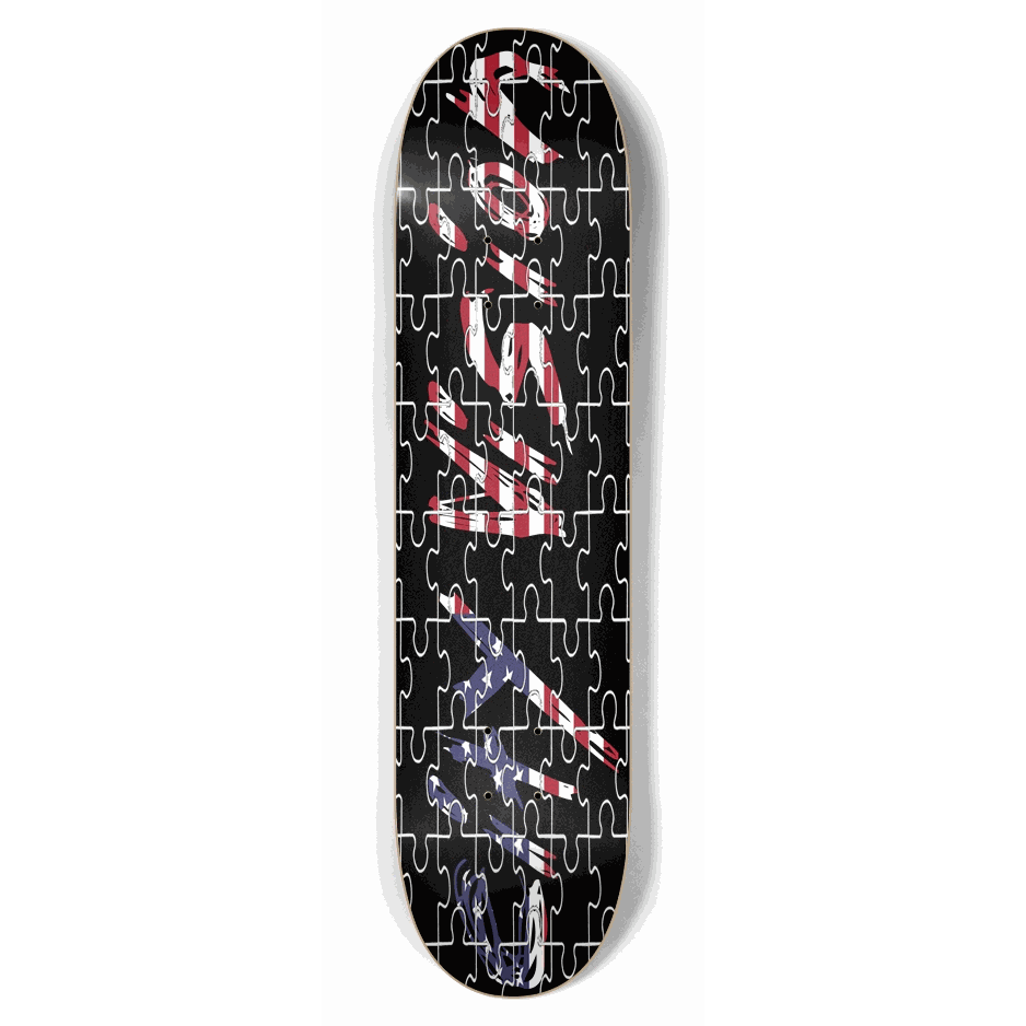 Name Puzzle 7.75 City Vision Skateboards