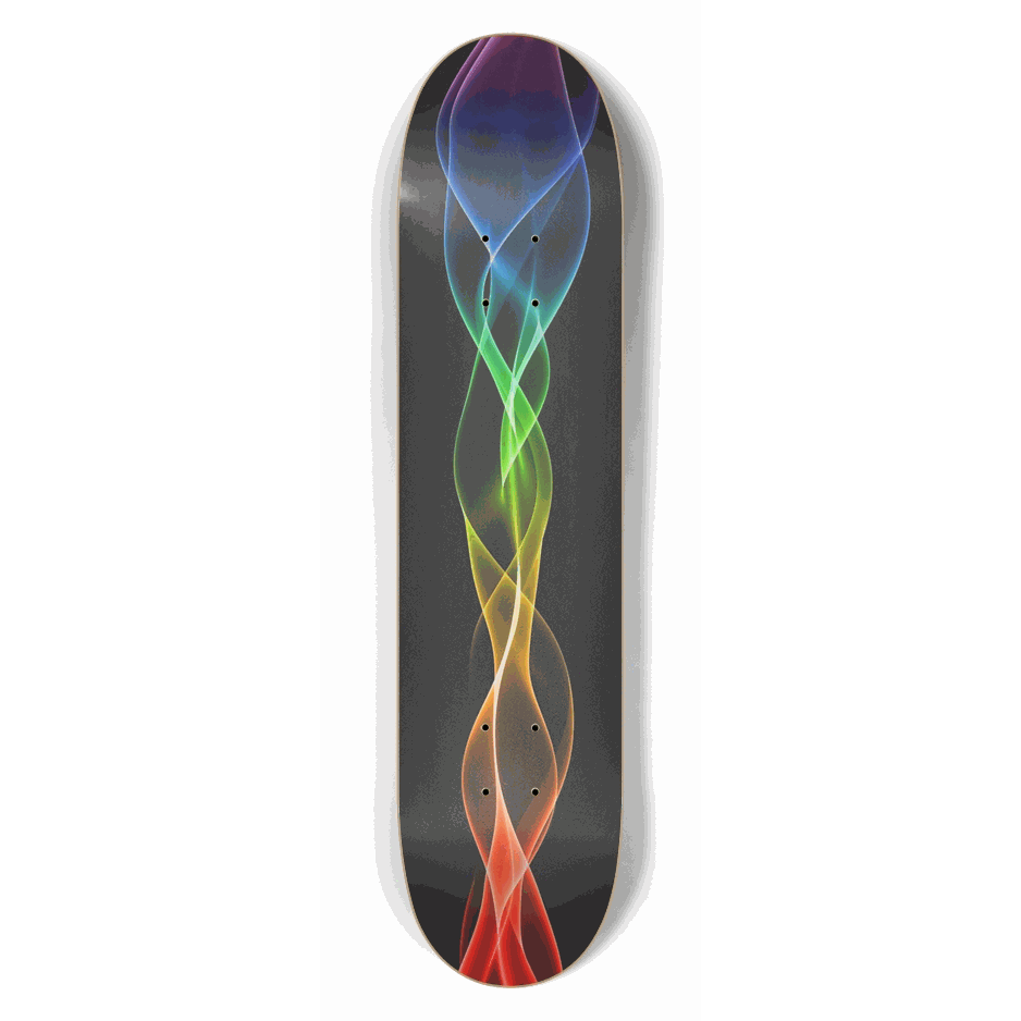 Neon Holographic 7.50 City Vision Skateboards