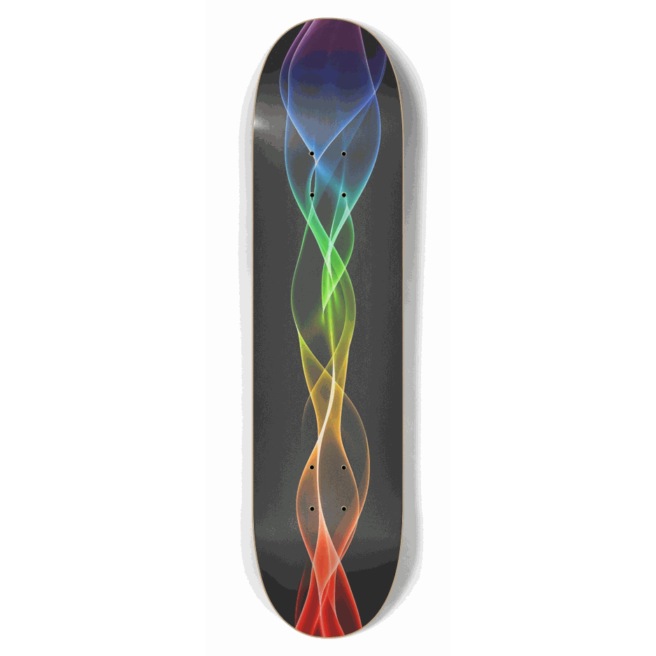 Neon Holographic 7.75 City Vision Skateboards