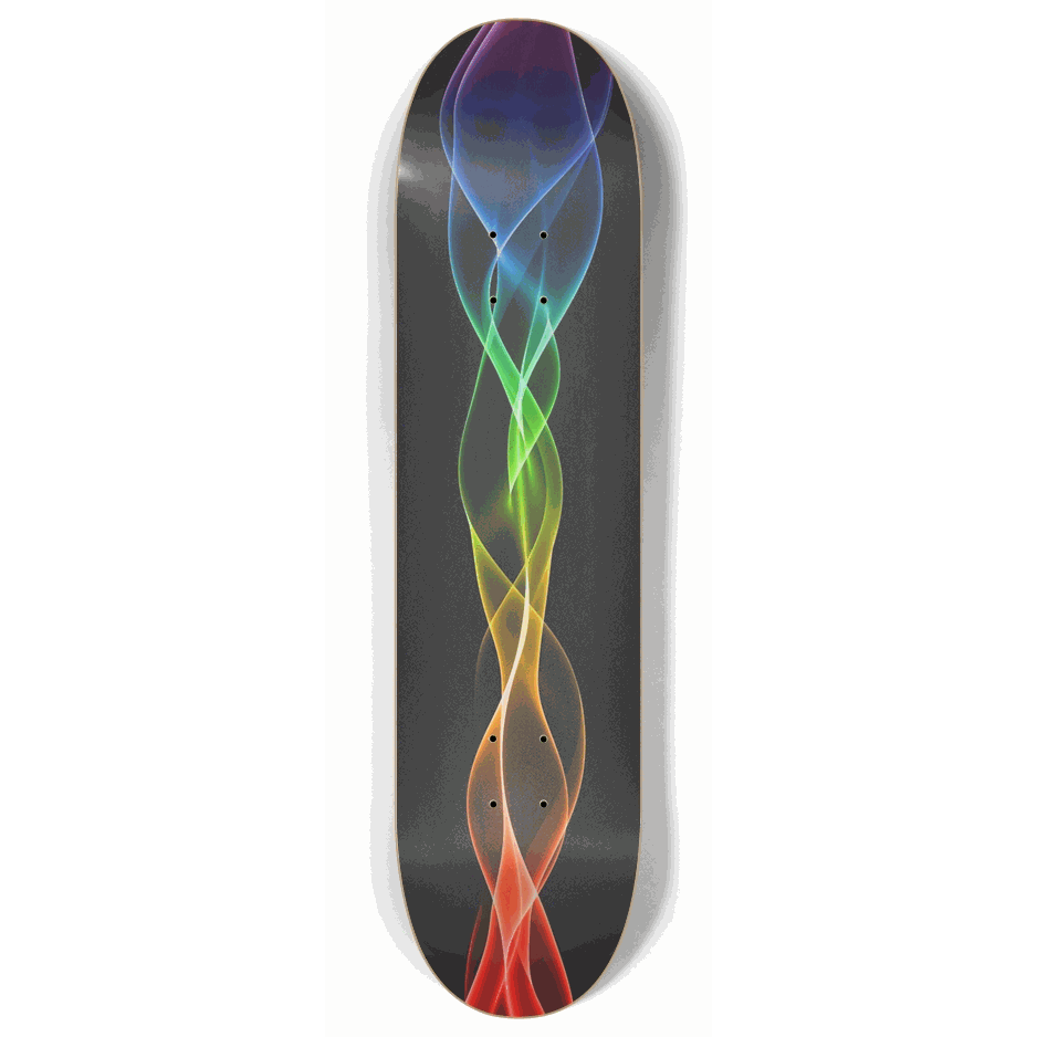 Skateboard - Neon Holographic 8.00 by City Vision Skateboards (8.00)