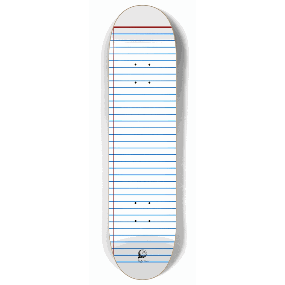 Skateboard - Paper 8.00 by City Vision Skateboards (8.00)