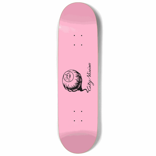 Pink and Black Logo 9.00 City Vision Skateboards  City Vision Skateboards 9.00