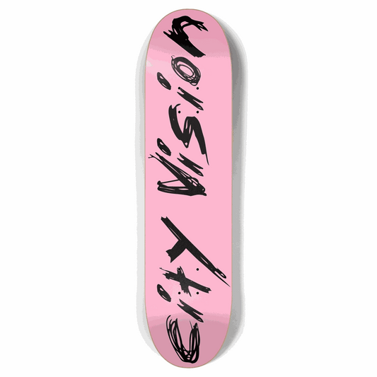Pink and Black Name 7.87 City Vision Skateboards  City Vision Skateboards 7.87