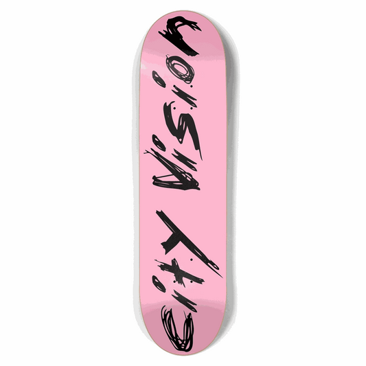 Pink and Black Name 8.50 City Vision Skateboards  City Vision Skateboards 8.50