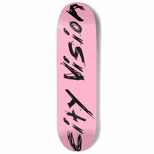 Pink and Black Name 9.00 City Vision Skateboards  City Vision Skateboards 9.00