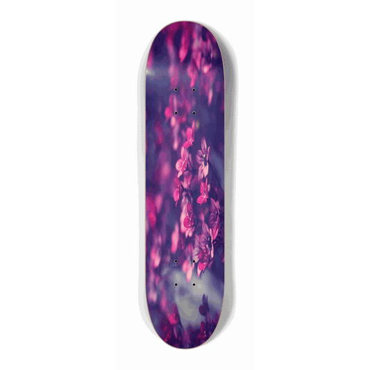 Purple Flowers Mini 7.25 City Vision Skateboards