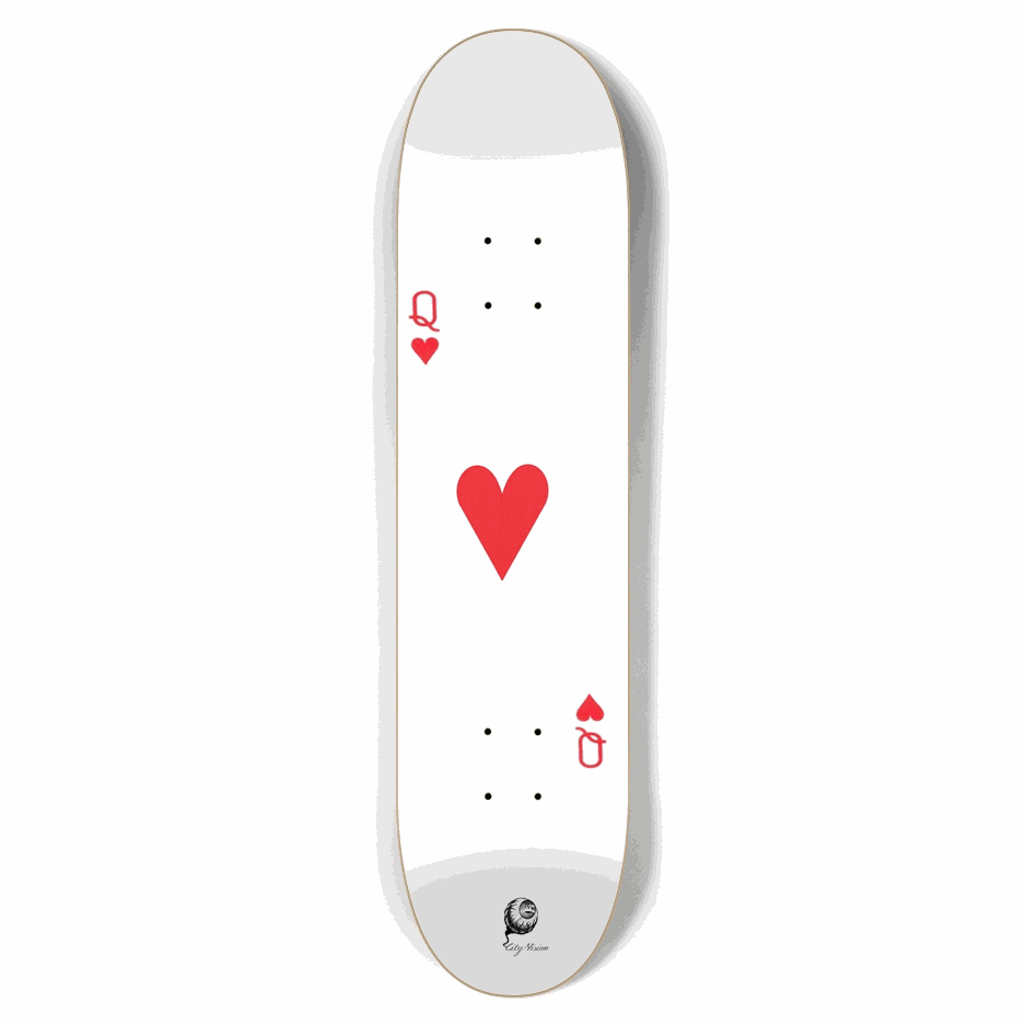 Queen of Hearts 7.62 City Vision Skateboards  City Vision Skateboards 7.62