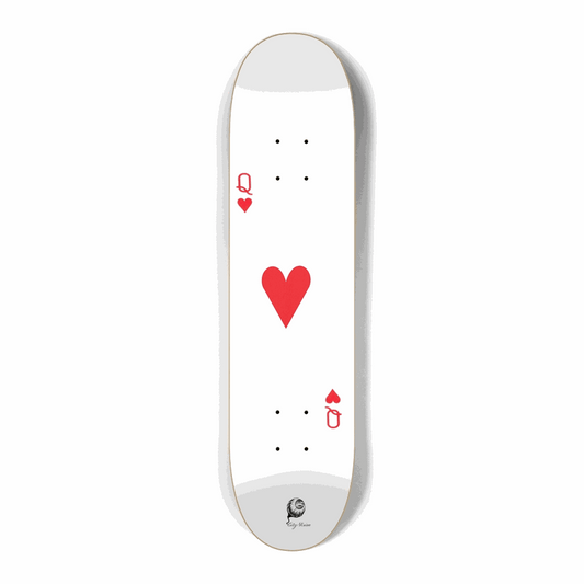 Queen of Hearts Mini 7.25 City Vision Skateboards  City Vision Skateboards 7.25
