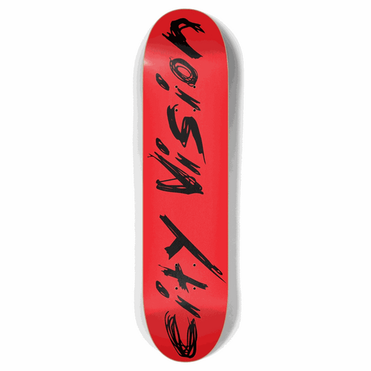Red And Black Name 7.87 City Vision Skateboards  City Vision Skateboards 7.87