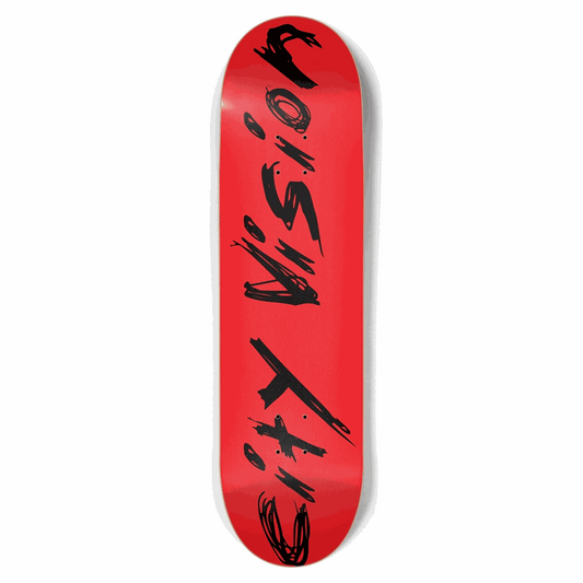 Red And Black Name 8.75 City Vision Skateboards  City Vision Skateboards 8.75