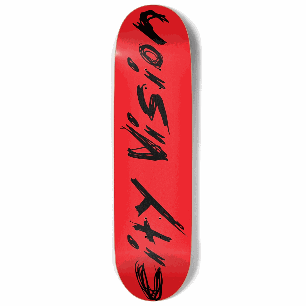 Red And Black Name 9.00 City Vision Skateboards  City Vision Skateboards 9.00