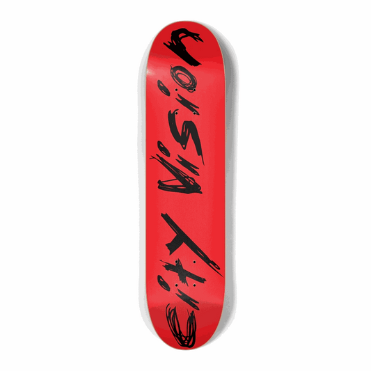 Red And Black Name Mini 7.25 City Vision Skateboards  City Vision Skateboards 7.25
